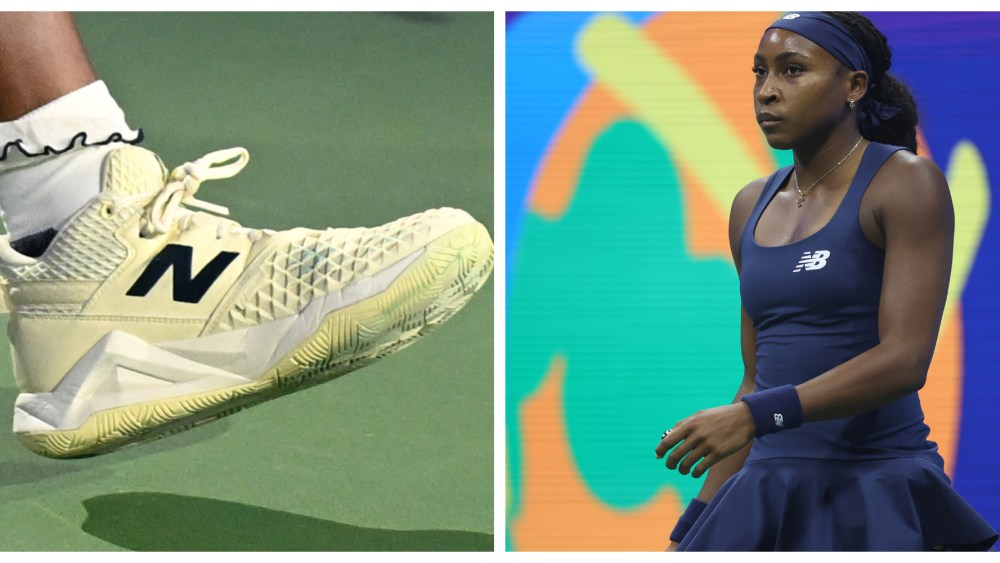 coco-gauff-kicks-off-us-open-run-in-custom-navy-new-balance-look-and-a-new-colorway-of-her-cg2-signature shoes