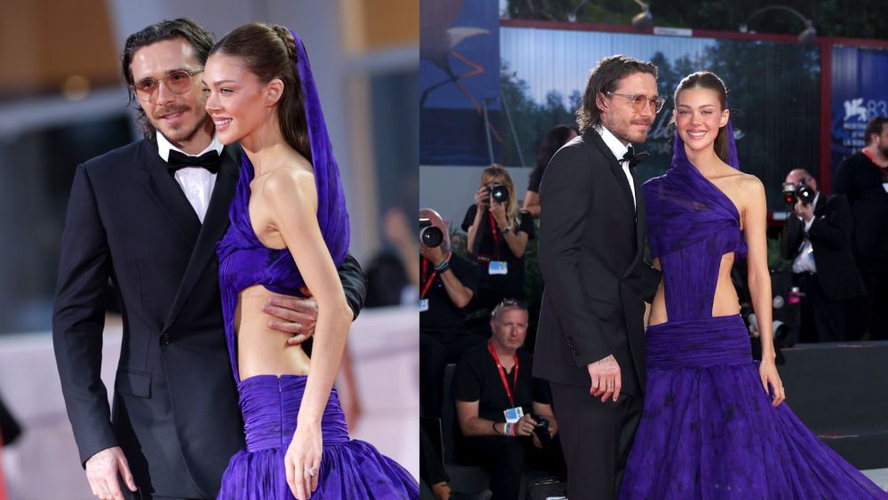 nicola-peltz-is-a-real-life-princess-in-a-purple-balenciaga-gown-at-the-kineo-awards-red-carpet-at-the-venice-film-festival-with-brooklyn beckham