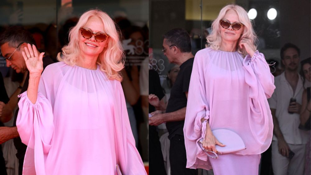 pamela-anderson-dons-wild-animal-printed-pumps-at-golden-lion-for-lifetime-achievement-award ceremony