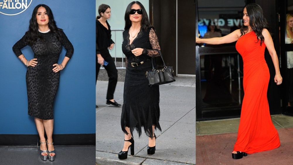 salma-hayek-pinault-shows-how-to-style-platform-heels-in-your-60s-during-a-towering-shoe-streak-in-new york