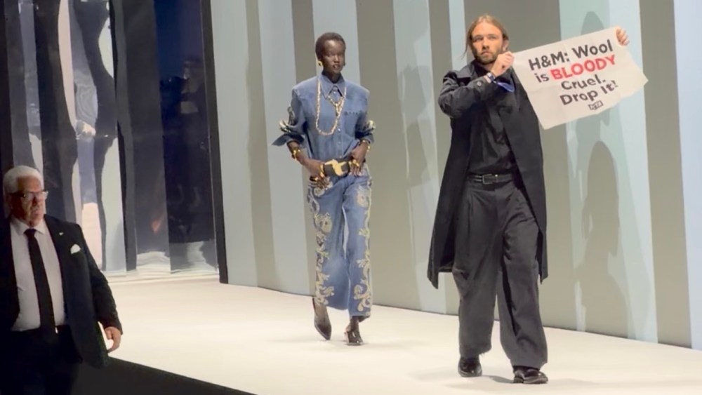 fashion-is-not-a-contact-sport:-h&m-holds-the-line-in-london-as-peta-protesters-crash-runway show