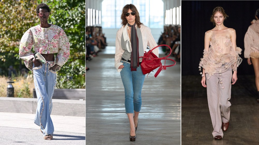 capri-jeans,-embellished-denim-and-color-lead-spring/summer-2027-trends-at-new-york-fashion week