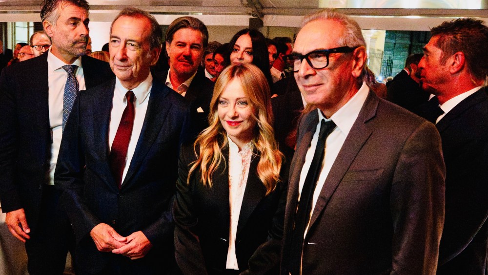 prime-minister-giorgia-meloni-makes-first-appearance-at-camera-della-moda gala