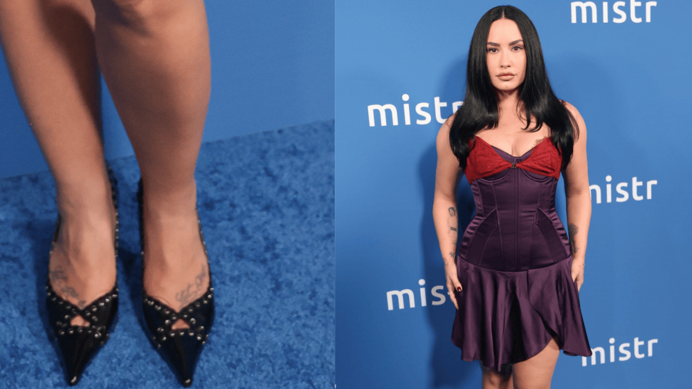 demi-lovato-gets-edgy-in-studded-black-pumps-at-national-prep-day-celebration-at-the abbey