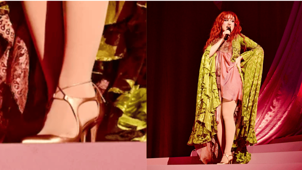 chappell-roan-shines-in-metallic-jimmy-choos-during-super-graphic-spectacular-at-los-angeles’s-shrine theater