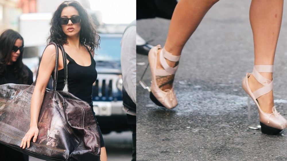 rosalia-prances-through-new-york-balancing-a-‘ludicrously-capacious’-bag-on-clear-ballerina-slipper heels